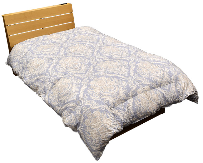 ベッドのサイズと掛け布団のサイズが違うと起きる事（掛け布団とベッド